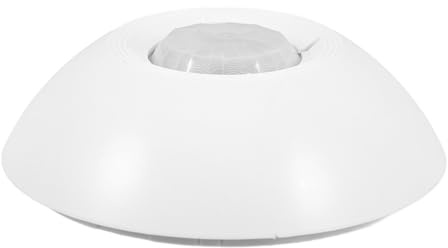 Mikinona Détecteur de Mouvement Infrarouge 360° Filaire 12v pour Montage Plafond, Alarme Intérieure Sensible, Système de Sécurité Domestique et Industrielle, Détecteur Pratique pour Maison