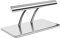 Physa PHYSA FR-5 Fußstütze Friseur 35 cm Edelstahl oval Fußablage extrabreit