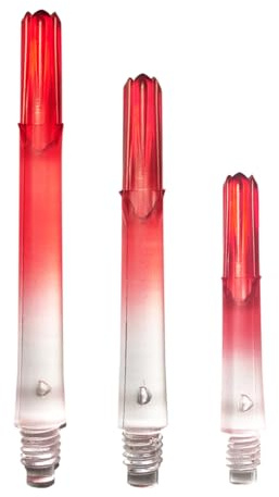 L-Style - L-slim Lock Straight N9 TwinColor – transparent röd displaylängd 190