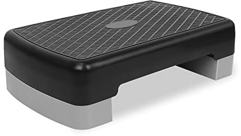 FUNJEPE 2 Stufen Stepper, höhenverstellbar, für Fitness & Training, aus Polypropylen, in verschiedenen Farben verfügbar