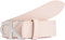 Calvin Klein Jeans Damen Gürtel aus Leder, Rosa (Pale Conch), 90 cm