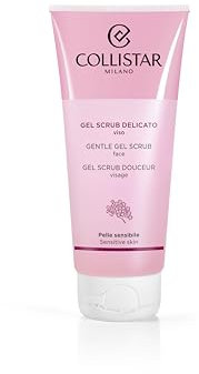 Collistar Gel Scrub Delicato Viso, Esfoliante per Pelle Liscia e Luminosa, Ideale per Pelli Sensibili, Alta Tollerabilità, 100 ml