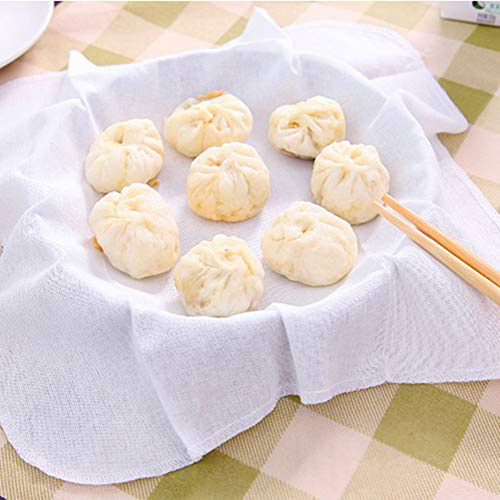 Cloths for Cooking Steamed Puddings and 16×15×3 6pcs Kitchen Cotton Cloth Steamed Buns Dumplings Cloth Cooking Supplies