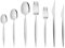 Karaca Thor 84-teiliges Besteck Set für 12 Personen - Edelstahl, Messer, Gabel, Löffel, glänzende Messer und Gabeln Küchenbesteck Set