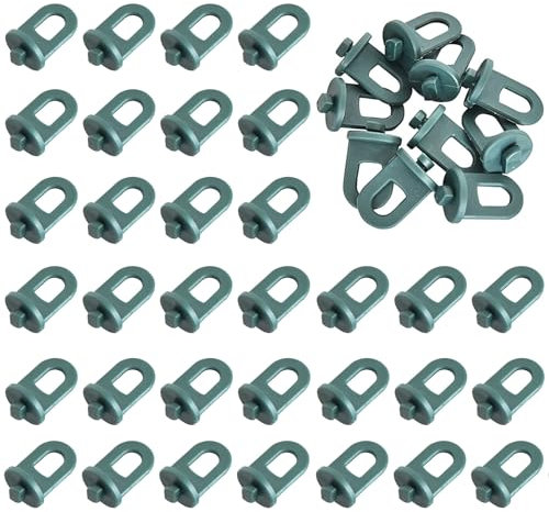 gotyou Lot d 50 Suspensions pour serre, Clips à effet de serre, Crochet à Effet de Serre, Clips de Serre, Accessoire de Serre, Pour serre