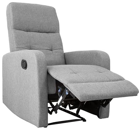 GARDENIA Daniela Poltrona Reclinabile, Acciaio, Grigio