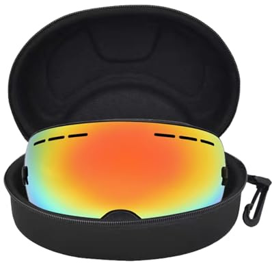 Funda de transporte genérica para gafas deportivas compacta y ligera con, Grande., Consulte la descripción, Consulte la descripción | Carcasa rígida para aventura al aire libre bolsa gafas Snowboard