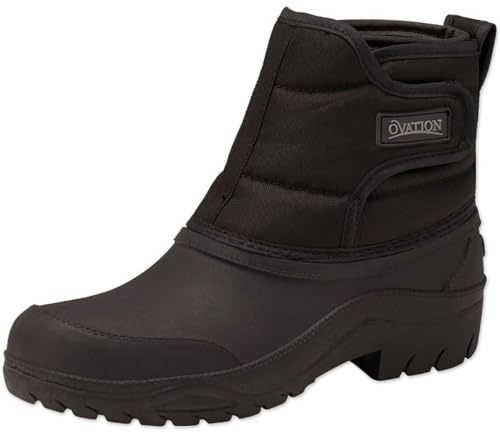 Ovation Women's Equestrian Blizzard Paddock Boots, Black, 7
