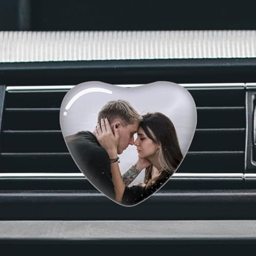 Personalized Car Vent Clips Air Freshener with Photo and Text Custom Air Vent Clips for Men Women Car Gift