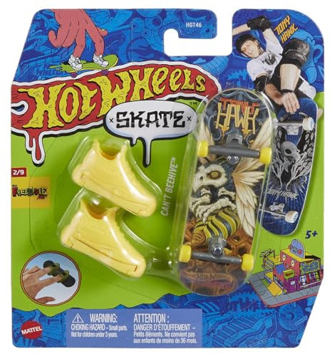 Hot Wheels Mini Monopatin inkl. Schuhe, 10 cm, Verschiedene Modelle