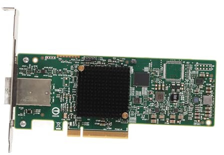 LSI 9300 8e -Controllerkarte, 12G Externer PCIe SAS HBA, 8-Port, Host-Bus-Adapter, IT-Modus, für //Solaris/VMware/Freebsd