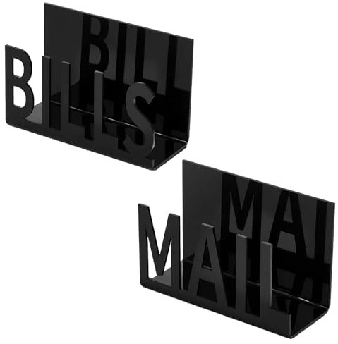 Moderner Schreibtisch-Briefständer, praktischer Schreibtisch-Aktensortierer, Organizer für Visitenkarten, Dokumente, 2 Stück