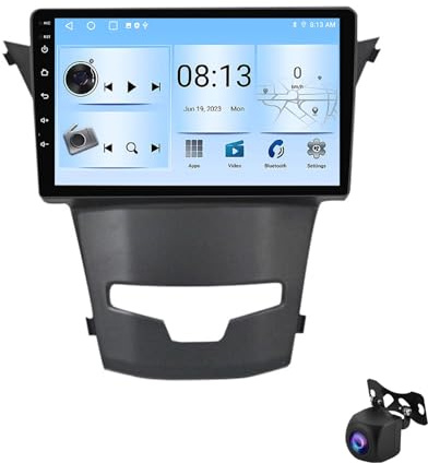 9 tum Android 13 bilradio med pekskärm och GPS för SsangYong Actyon 2 och Korando 3 (2013-2017) - Bluetooth 5.0, DTS, Carplay, SWC, 4G+Wi-Fi