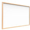 ALLboards Whiteboard mit Holzrahmen 90x60cm Magnettafel Weiß Magnetisch, Trocken Abwischbar