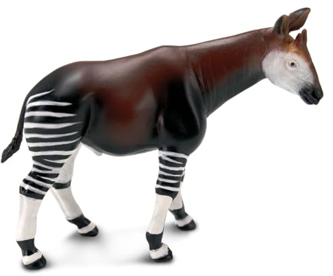 Safari Ltd. Okapi Spielzeugfigur | Wildlife Collection | Ungiftig und BPA-frei | Spielzeug-Tiere | Geeignet für Kinder ab 3 Jahren