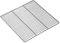 NANGOGEAR Grillrost Campinggrill Holzkohleofen Feuerstelle quadratisch 29,7 cm 304 Edelstahl BBQ Grillnetz 11107-W