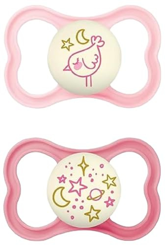 MAM Ciuccio originale, da 0 a 6 mesi, adatto ai denti, realizzato con materiali sostenibili e rinnovabili, tettarella in silicone MAM SkinSoft, con scatola per ciuccio, colore: beige