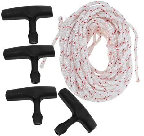 SEWOART Starterseil Für Rasenmäher Zugschnur Mit Ersatz Griff Kompatibel Mit Kettensägen Trimmern Freischneidern Motorteilen Installieren