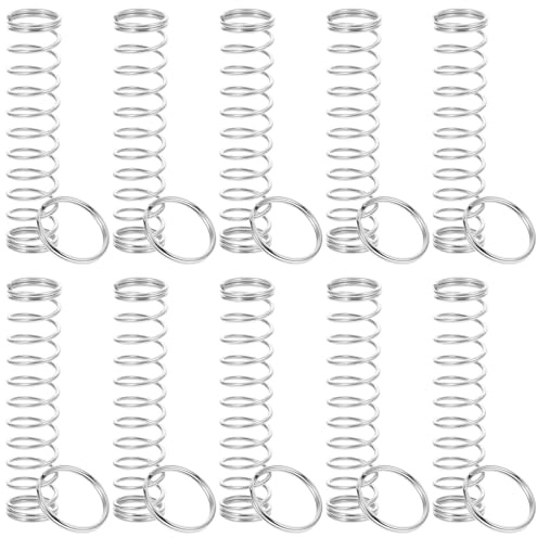 Abaodam 10 Pezzi Giochi Magici Molle e Anelli in Inossidabile per Performance da Palco Accessori Trucchi Leggeri e Compatti per Principianti