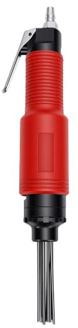 Tbest Pistolet Pneumatique Antirouille, Détartreur à Aiguille, Nettoyeur de Peinture Antirouille, Détartrant à Poignée Droite, Performance Stable avec 2 Mm X 29 Pièces ou 3 Mm X 12