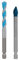 Bosch 2x EXPERT HEX-9 Hard Ceramic and Multi Construction Bohrer-Set (für Harte Fliesen, Weiche Fliesen, Ø 8,0, 8,0 mm, Professional Zubehör Schlagbohrer/Schrauber, Bohrmaschine/Schrauber)