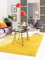 benuta Basic Hochflorteppich Soho - gelb 80x150 cm - Kuschelig Weicher Teppich im Minimalistischen Look - Pflegeleicht - Fußbodenheizung Geeignet