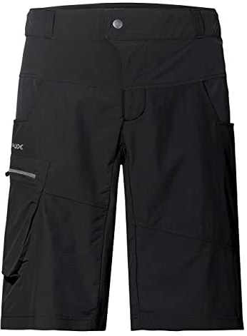 VAUDE Radhose Qimsa Shorts Herren, atmungsaktiv & gepolstert, Black Uni, M