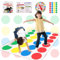 Twisting Floor Mat Game With Spinner for Kids and Adults - Balance Challenge, Family Party Team Game, Puzzle for 2+ Players - Indoor and Outdoor Birthday Gift