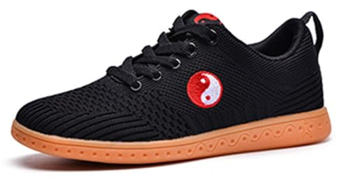 Scarpe Tai Chi per Uomo Donna Sneaker Leggera Traspirante e Antiscivolo Scarpe da Kung Fu per Boxe Taekwondo per Arti Marziali