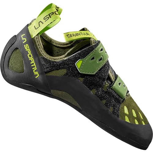 LA SPORTIVA Herren Tarantula Kletterschuhe, Olive-neon, 44.5