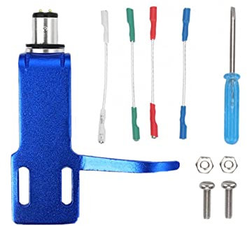 Utile headshell Phono Giradischi Porta Cartuccia Con Cavo Connettore E Viti Per High-end Gramophone Pickup Giradischi Dj Mixer