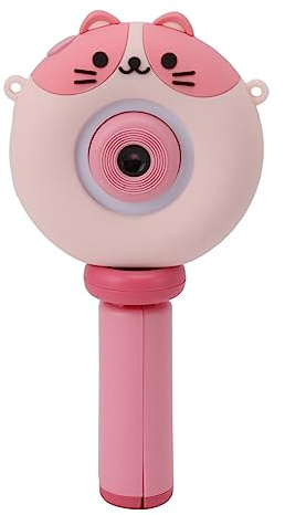 Generic Bärbar Barnkamera med Stativ 32 GB Minneskort Söta Barn Selfie Kamera Leksak för Julklapp, Inomhus Utomhuslek Kamera för Barn (Rosa)