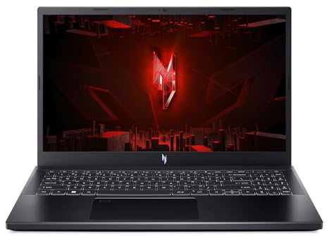 acer Nitro V15 ANV15-51 Gaming Laptop (Intel Core i5-13420H | 8GB DDR5 RAM | 512GB NVMe SSD | NVIDIA GeForce RTX 3050 | 15.6 Full HD 144Hz | Windows 11 Home) - Black