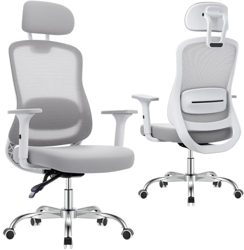 naspaluro 150kg Bürostuhl Ergonomisch Netzbezug 3D Armlehnen