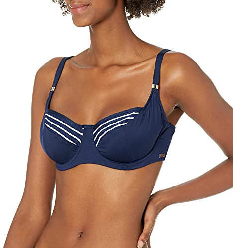 Fantasie Women's San Remo Underwire Balcony Bikini Top, Ink, E