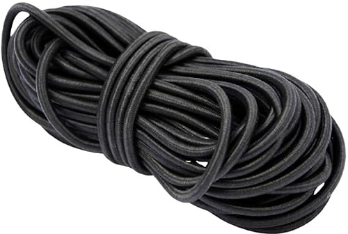 Cordoncino elastico rotondo per cappello, per artigianato, gioielli, maschere, cappelli da festa, disponibili, nero, 2mm - 5 metres
