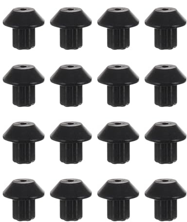 Mobestech 48pcs Gas Stove Foot Pad Range Burner Feet Grate Rubber Feet for Gas Stove Grate Foot Gas Stove Burner Part Rubber Feet for Range Stove Gas Range Burner Grate Feet Black Gas Stoves