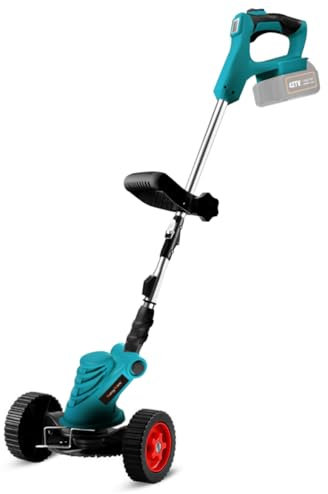 ConBlom Tagliabordi a Batteria per Makita 18V, Tosaerba a batteria brushless, altezza di taglio, per prati fino a 500 m² Tagliabordi a Batteria