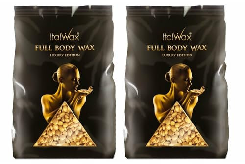 Full Body Luxury Edition Wachsset, 1kg+1kg Packung - Premium Ganzkörper Haarentfernung
