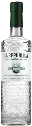 LA REPÚBLICA GIN AMAZÓNICA - Premium London Dry Gin aus Südamerika | Handcrafted mit Botanicals aus dem Amazonas-Gebiet | 42 % Vol. | 0,7 l Flasche
