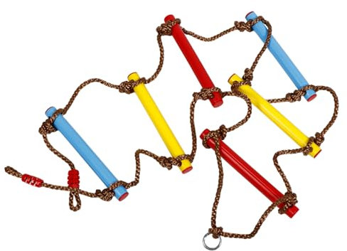 UPKOCH Échelle De Corde pour Cabane Les Arbres Accessoire De Jeu Extérieur Amovible pour Garçon Fille Aire De Jeux