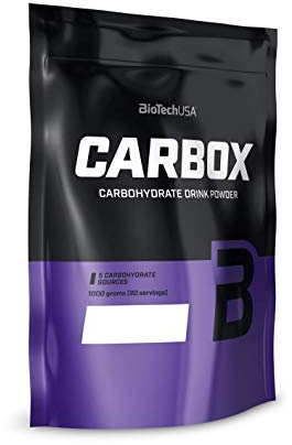 BioTechUSA Carbox | Complesso di carboidrati | Potenziamento energetico pre, intra e post allenamento, 1000 g, Arancia