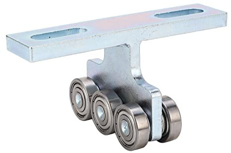 Conjunto de Carro de 6 Ruedas, Carro de Rodillos de Polipasto Eléctrico Silencioso Tipo T, Sistema de Polipasto de Garaje Elevado, para Puerta Corrediza, Polipasto Eléctrico