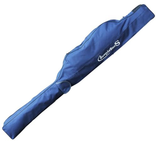 Sougayilang Angelrutenkoffer Angelrute Fall Veranstalter Angelrute Aufbewahrungstasche Angelrute und Reel Carrier Bag für Reisen 170cm