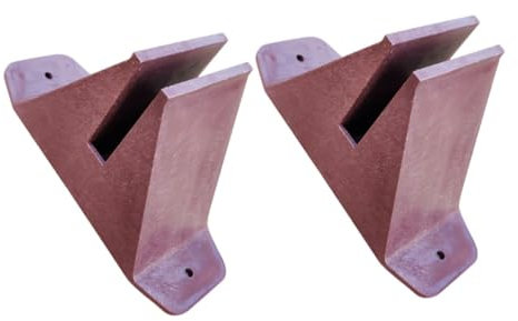 VANZACK 2st Gitterträger Aus Kunststoff Trennwandständerfüße Partitionsbasis Kleine Zaunbasis Gartenzubehör Raumteilerhalterung Campus Plastik Fußstütze Bildschirm