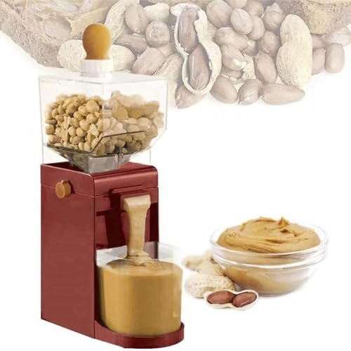 Máquina eléctrica for hacer mantequilla de maní, batidora eléctrica for hacer mantequilla de maní de 500 ml, molinillo de nueces for uso culinario, procesador de alimentos con accesorio extraíble