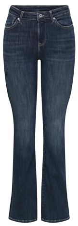 ONLY Waist Onlpower Taille Mid Push Up Flared DNM Femme