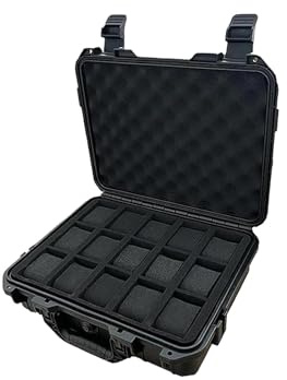 Nishiyuenyi Estuche de Transporte para Relojes Compartimento Portátil Estuche para Colección de Relojes Estuche de Almacenamiento