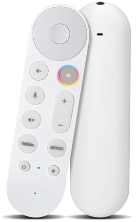 Mando a distancia Chromecast de repuesto para Google TV Streamer 4K, mando a distancia por voz compatible con Chromecast 4K Snow, GA03131-US, GA01920-US, GA01409-US, GA01919-US