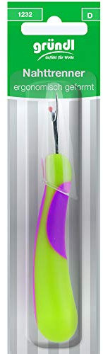 Gründl Ergonomischer Nahttrenner mit Schutzhülle und Aluminium Schneide